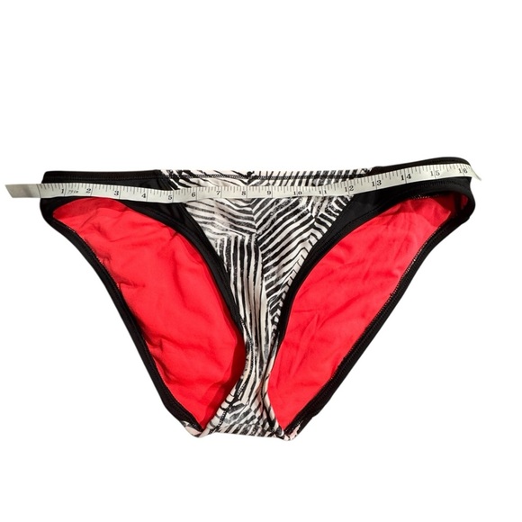 Zella Woman’s Bikini Bottom Swimsuit Size XL /TG Black White - Picture 3 of 6